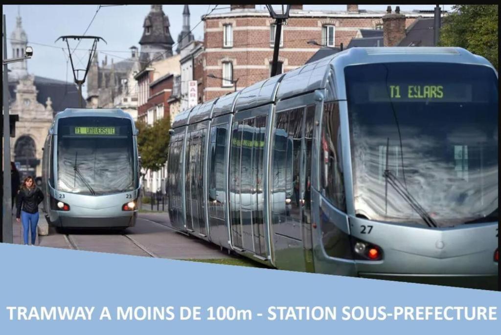 Appartamento Lerelaisdodile23 - Parking - Lumineux - Hyper Centre Valenciennes Esterno foto